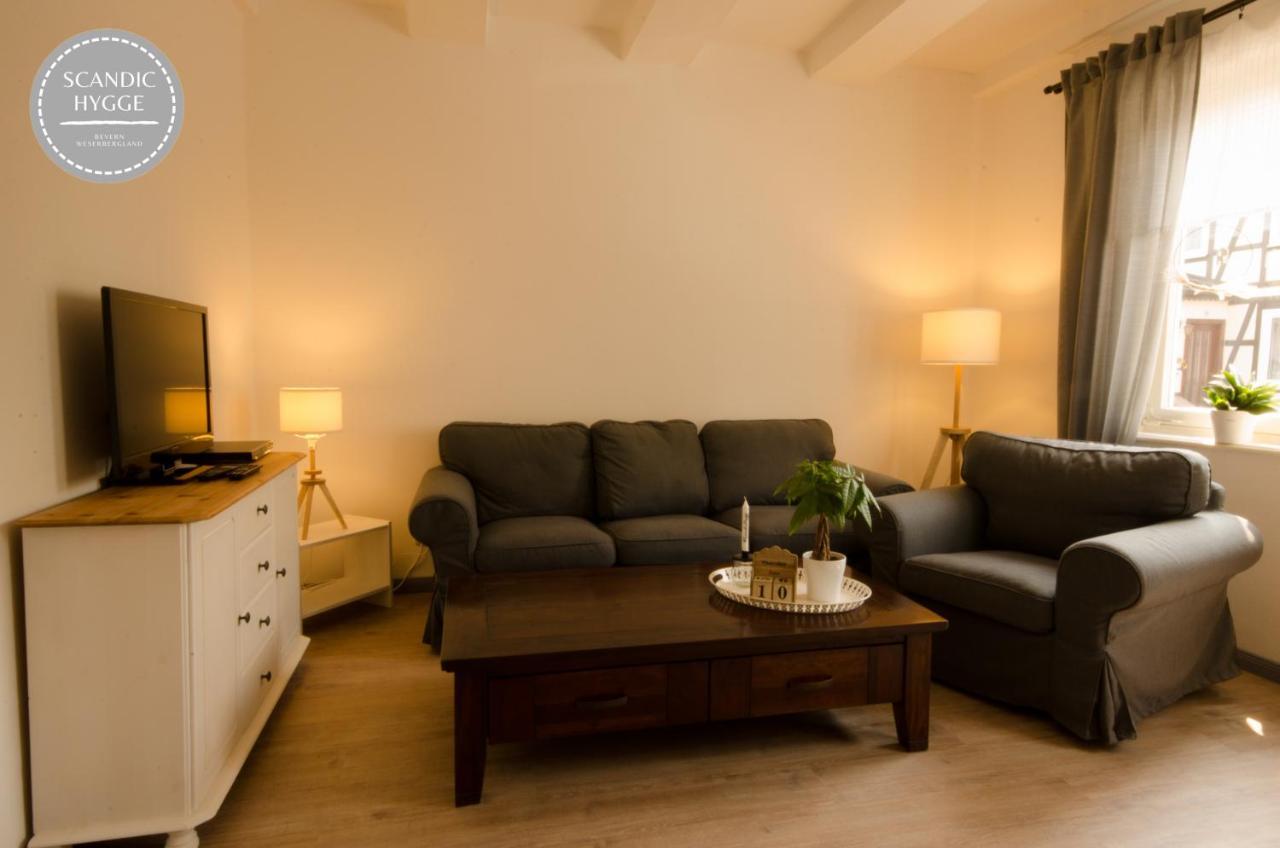 Ferienwohnung Scandic Hygge Bevern Im Weserbergland Ngoại thất bức ảnh
